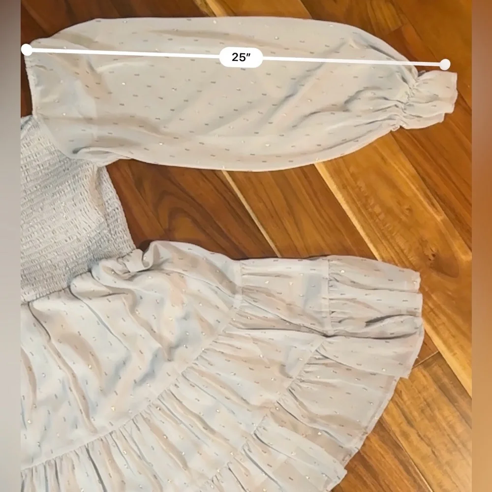 Altar’d State Babydoll Smocked Milkmaid Dress - Picture 4 of 14